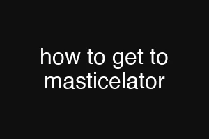 how to get to masticelator